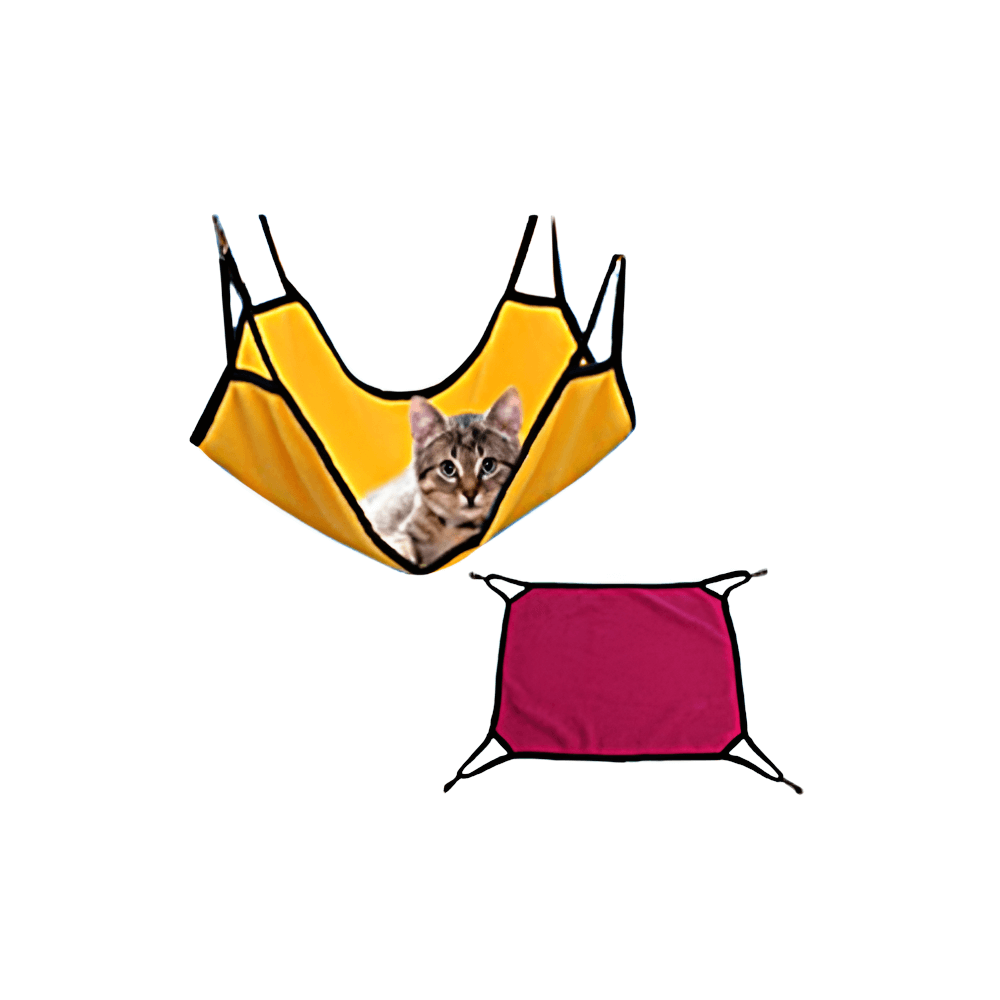 ที่นอนแมวแขวนกรง THAI SUN SPORT รุ่น PET0012-YL 40*50 สีเหลือง